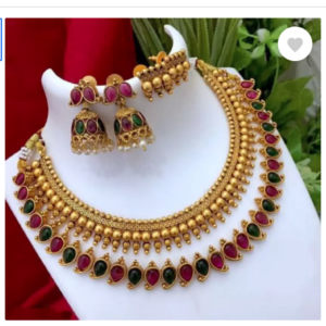 Copper Gold-plated Gold Jewel Set  (Pack of 2)
